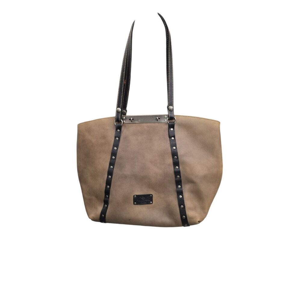 Patricia Nash Benvenuto Large HANDBAG Tote Distressed Italian Leather Lining